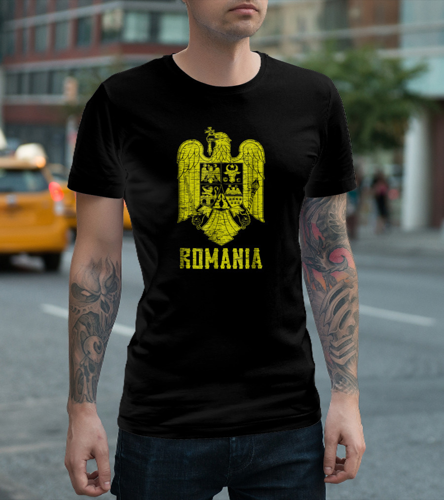 Romania Coat Of Arms Emblem T-Shirt