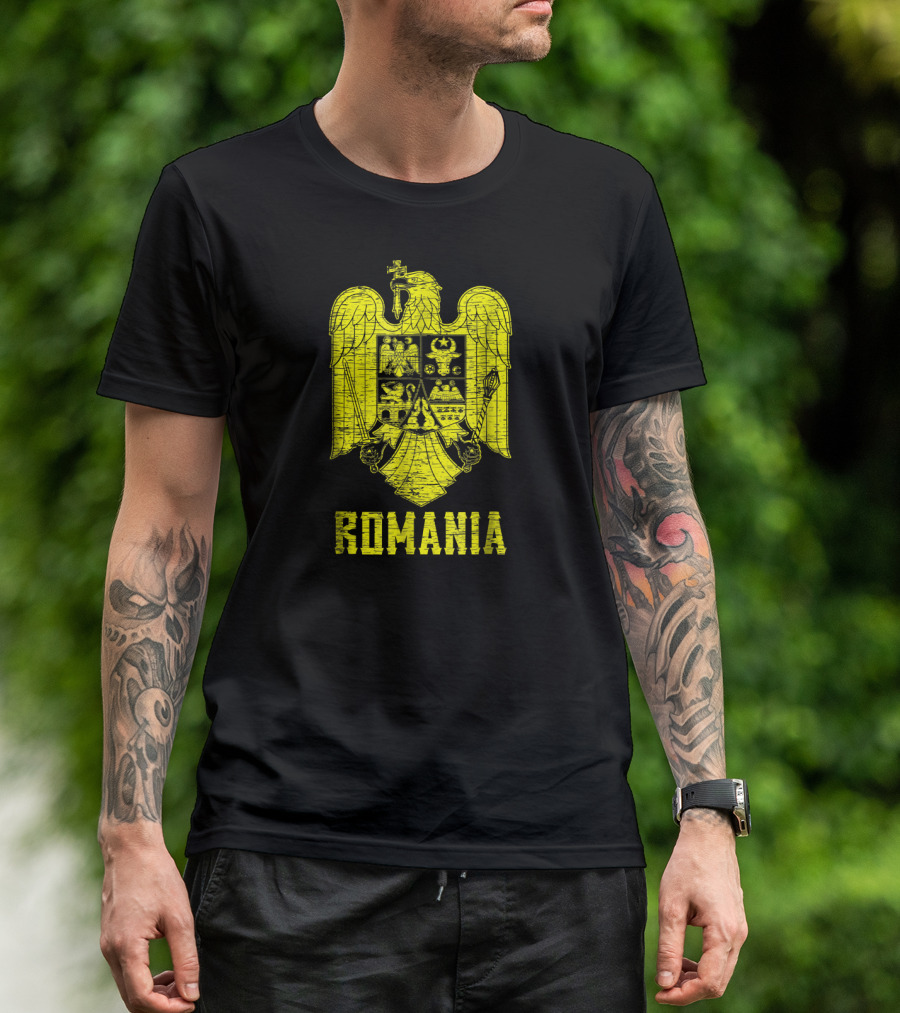 Romania Coat Of Arms Emblem T-Shirt