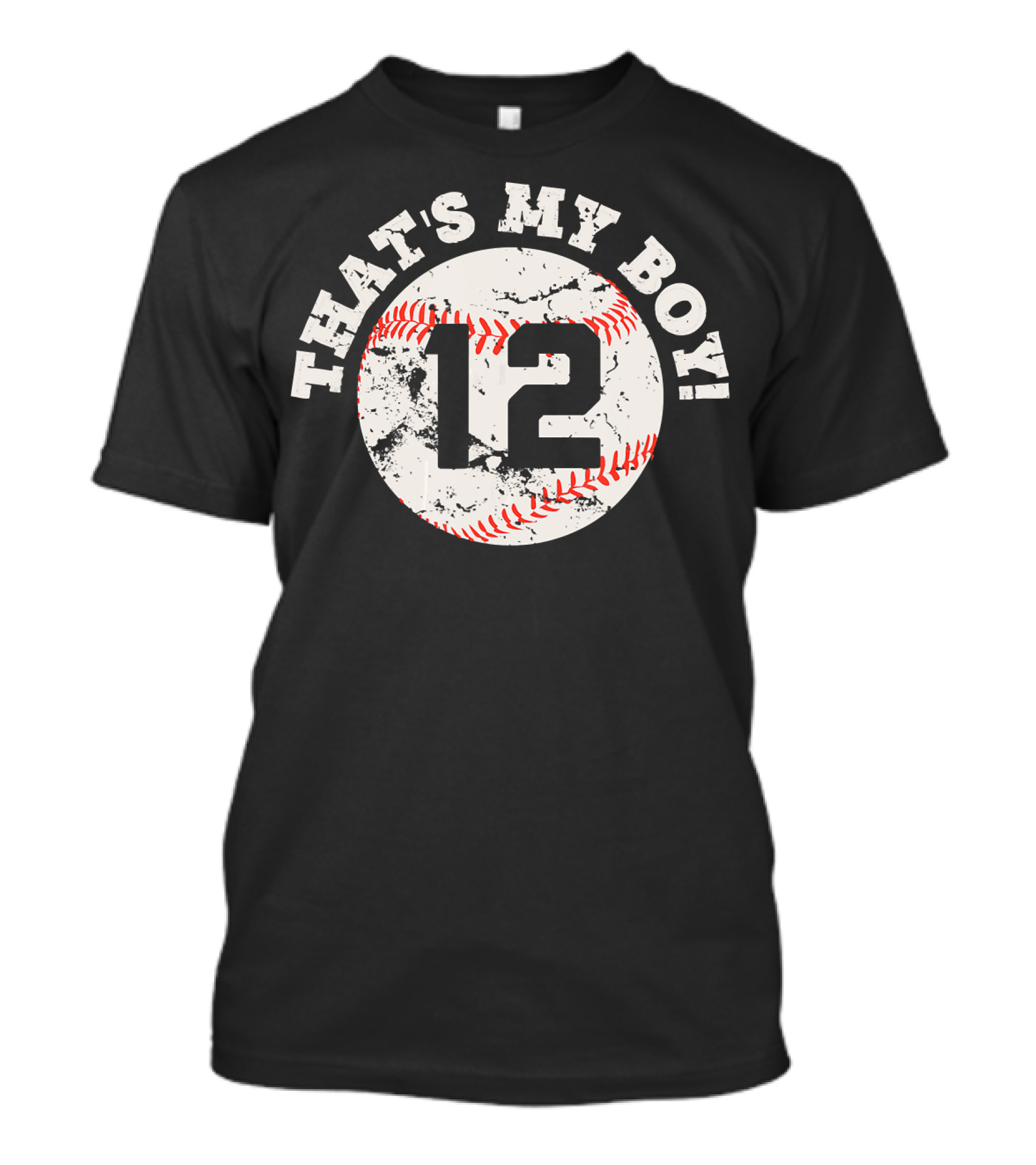 That's My Boy Number 12 Baseball T-Shirt