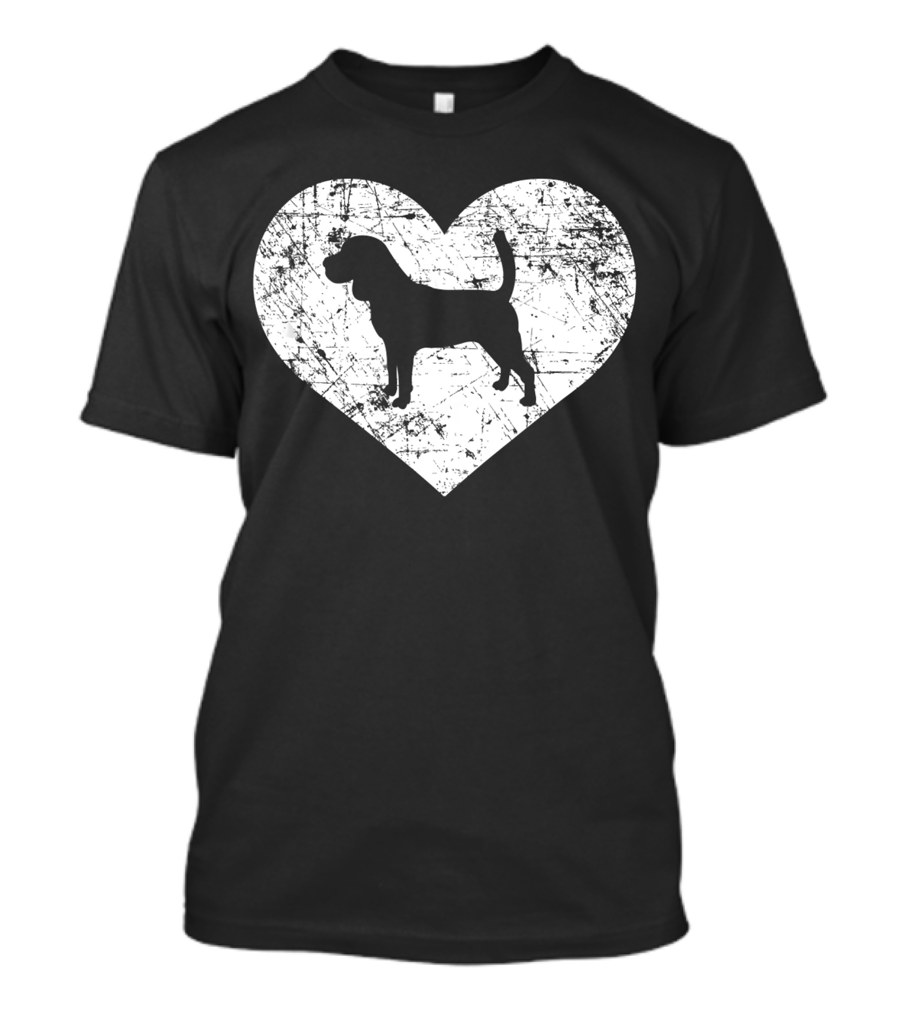 I Love Beagle Dog Funny Cute Pet Heart T-Shirt