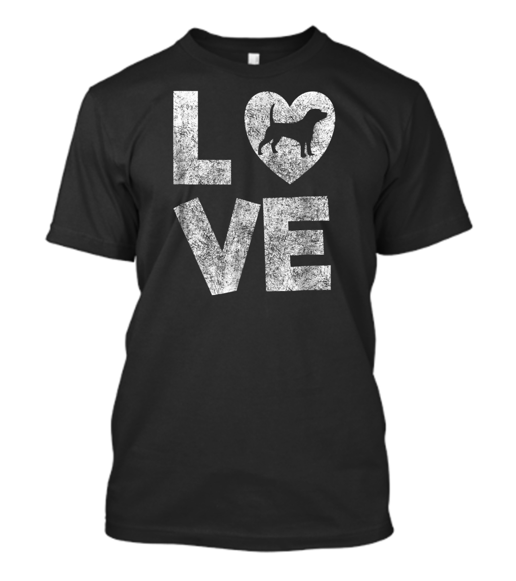 LOVE Beagle Heart T-Shirt