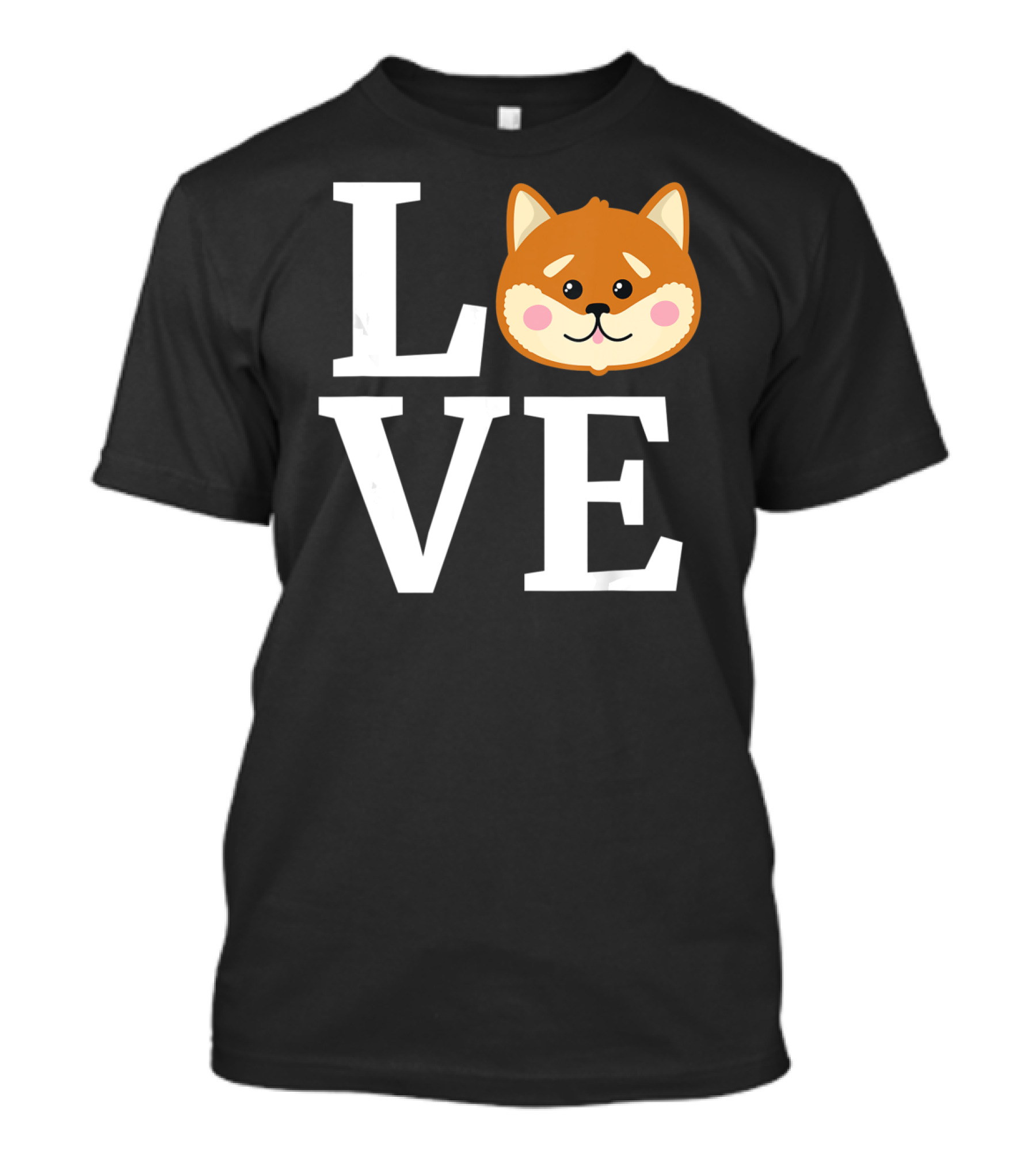 Love My Akita Dog Akita Dog Face T-Shirt
