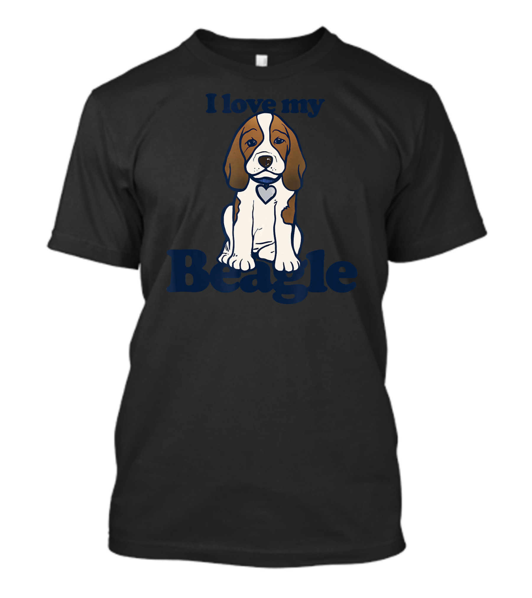 I Love My Beagle Cute Beagle T-Shirt