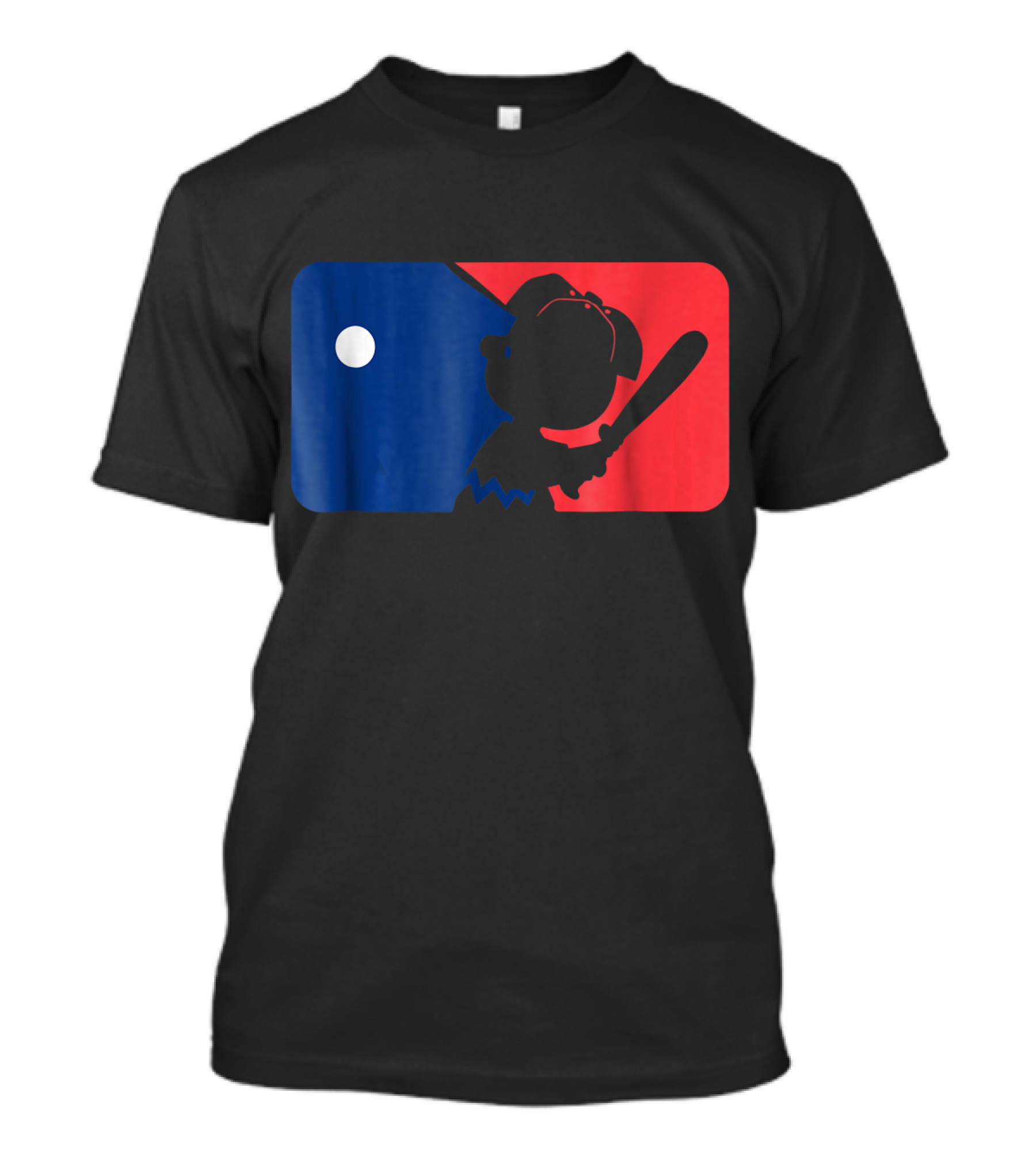 Kids Baseball League Batting T-Shirt