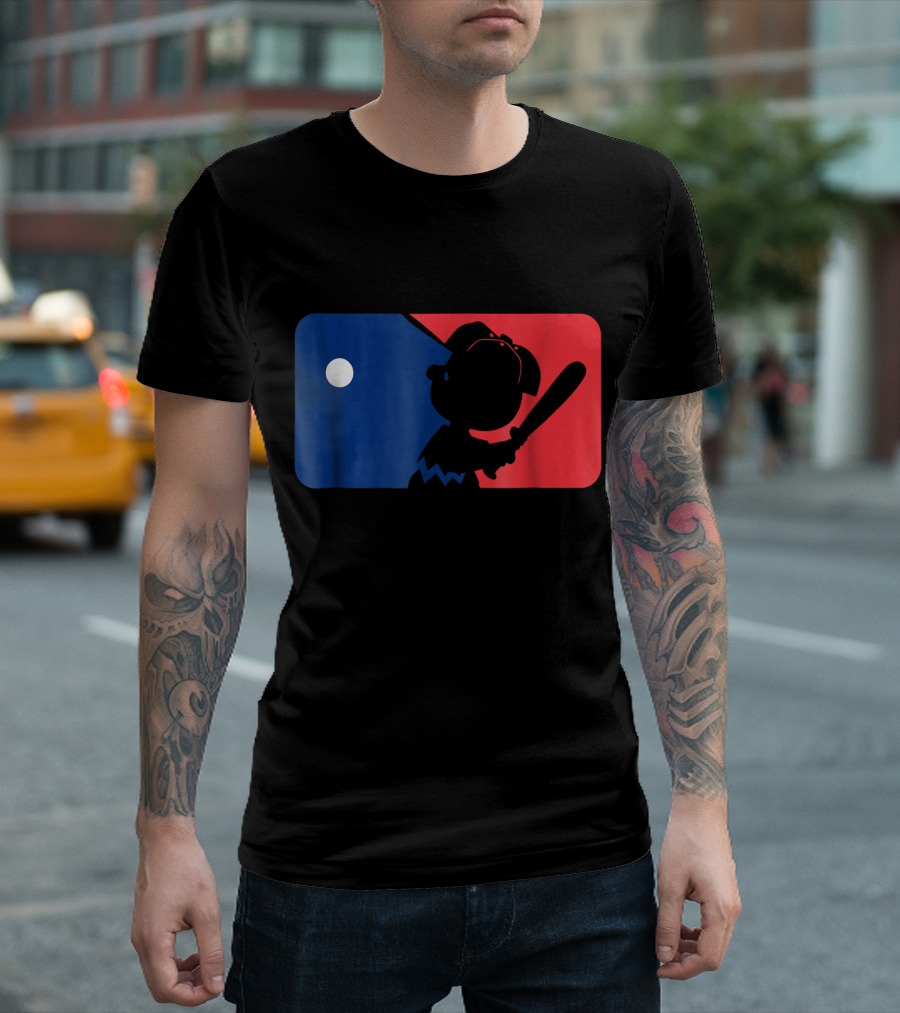 Kids Baseball League Batting T-Shirt