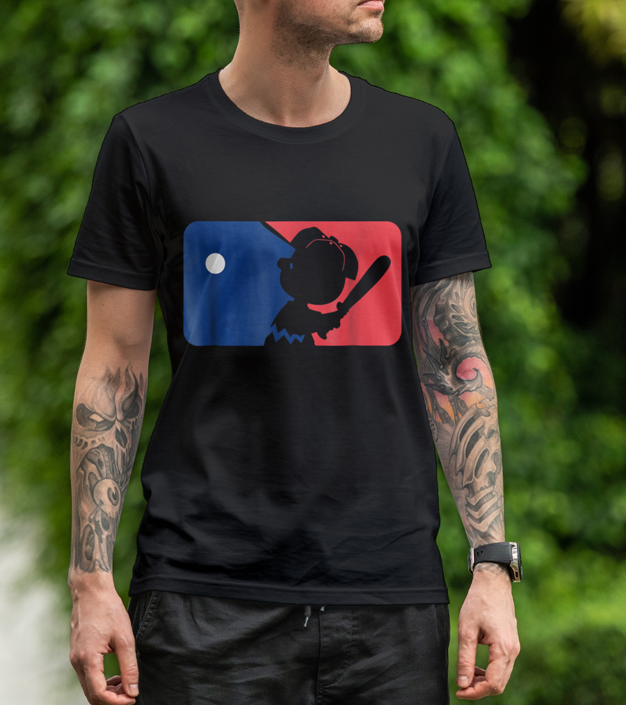 Kids Baseball League Batting T-Shirt