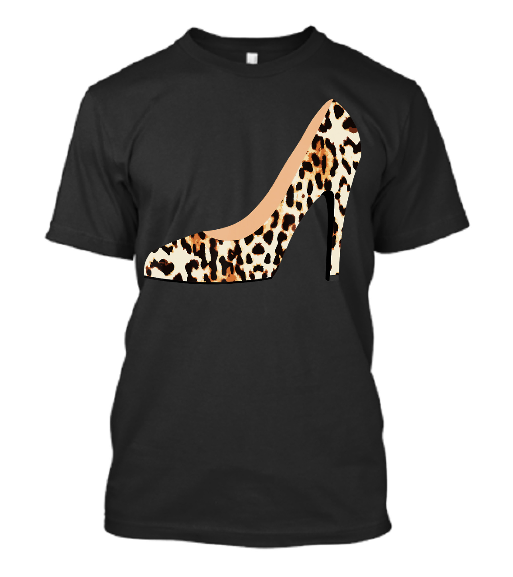 Cheetah Leopard Animal Print High Heels Pump T-Shirt