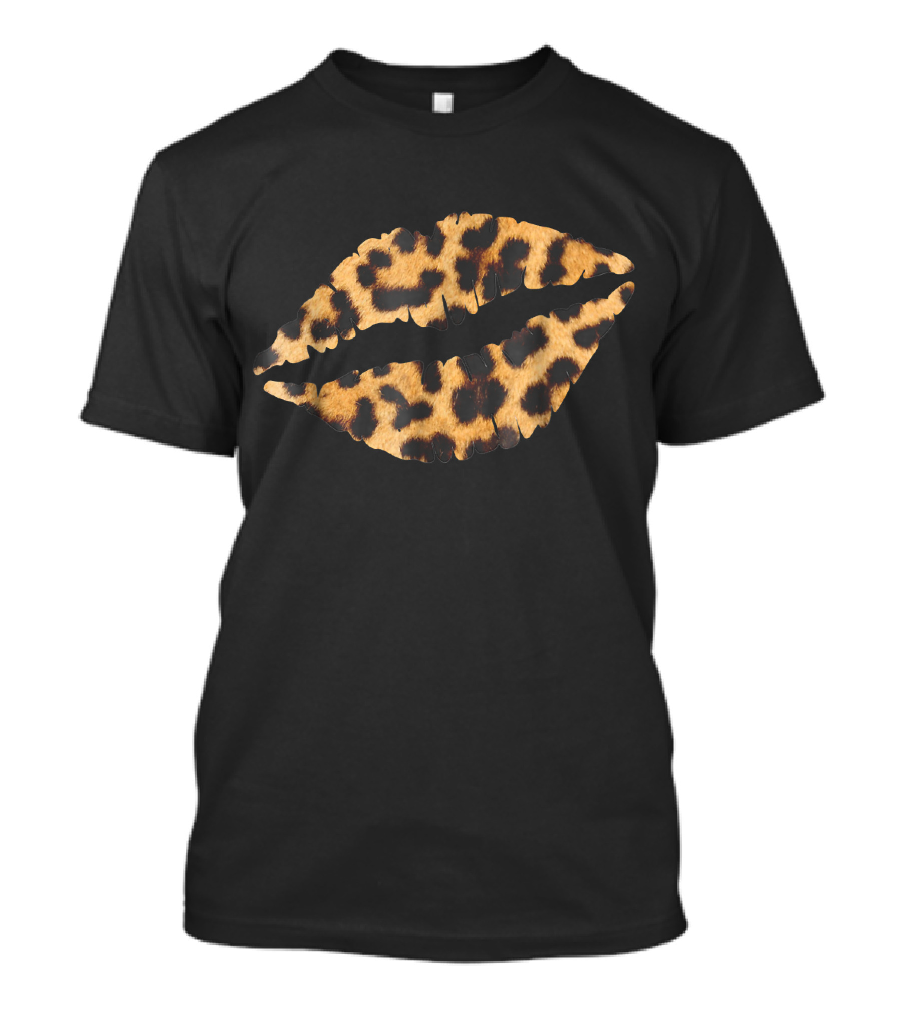 Cheetah Print Lip T-Shirt