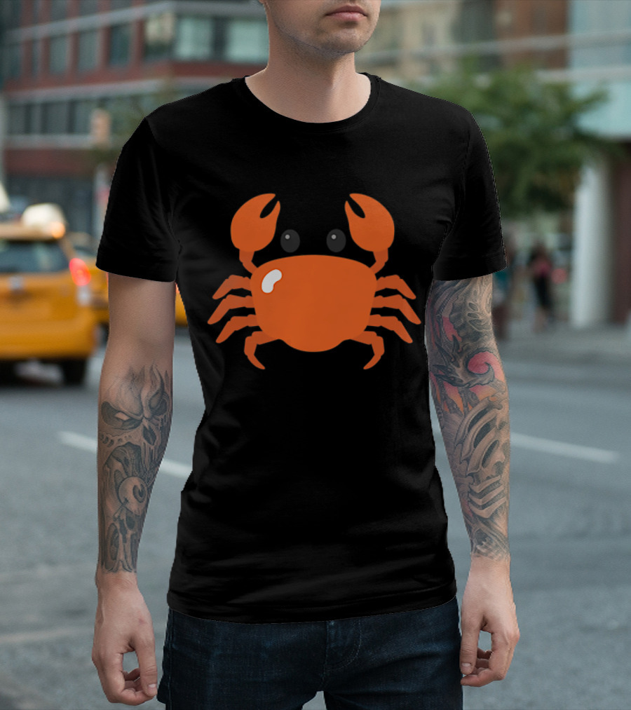 Crab Rave Emote Orange Crab T-Shirt