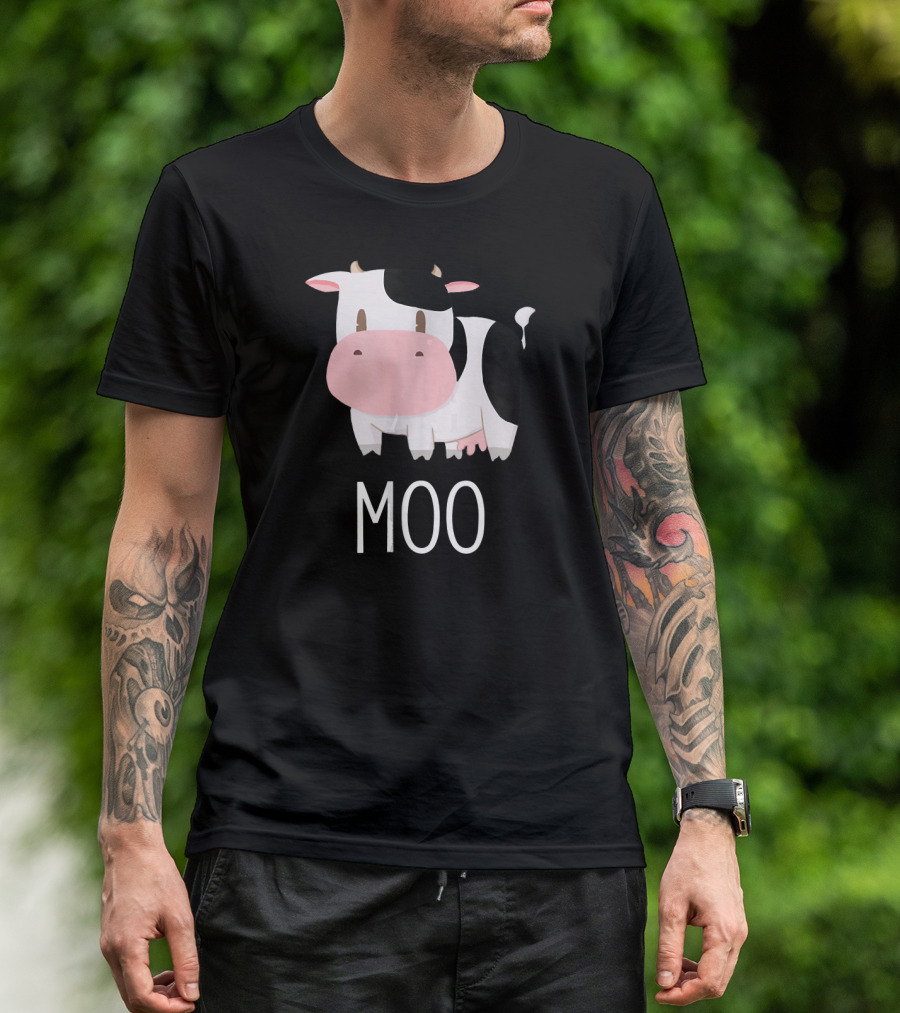 Cute Cow Moo Farm Animals Farmer Cow Moo T-Shirt