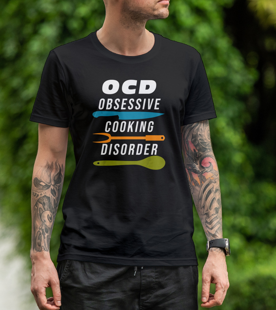 OCD Obsessive Cooking Disorder Funny Cooking Kids Who T-Shirt