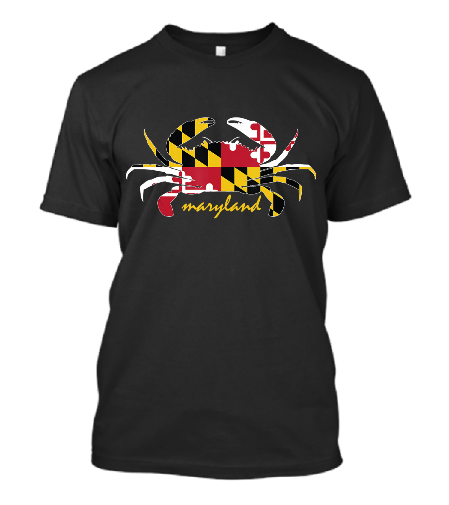 Maryland Crab State Flag Pride T-Shirt