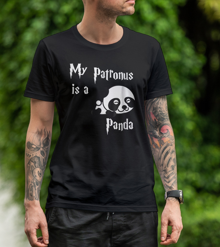 My Patronus Is A Panda Bear Fun Costume T-Shirt