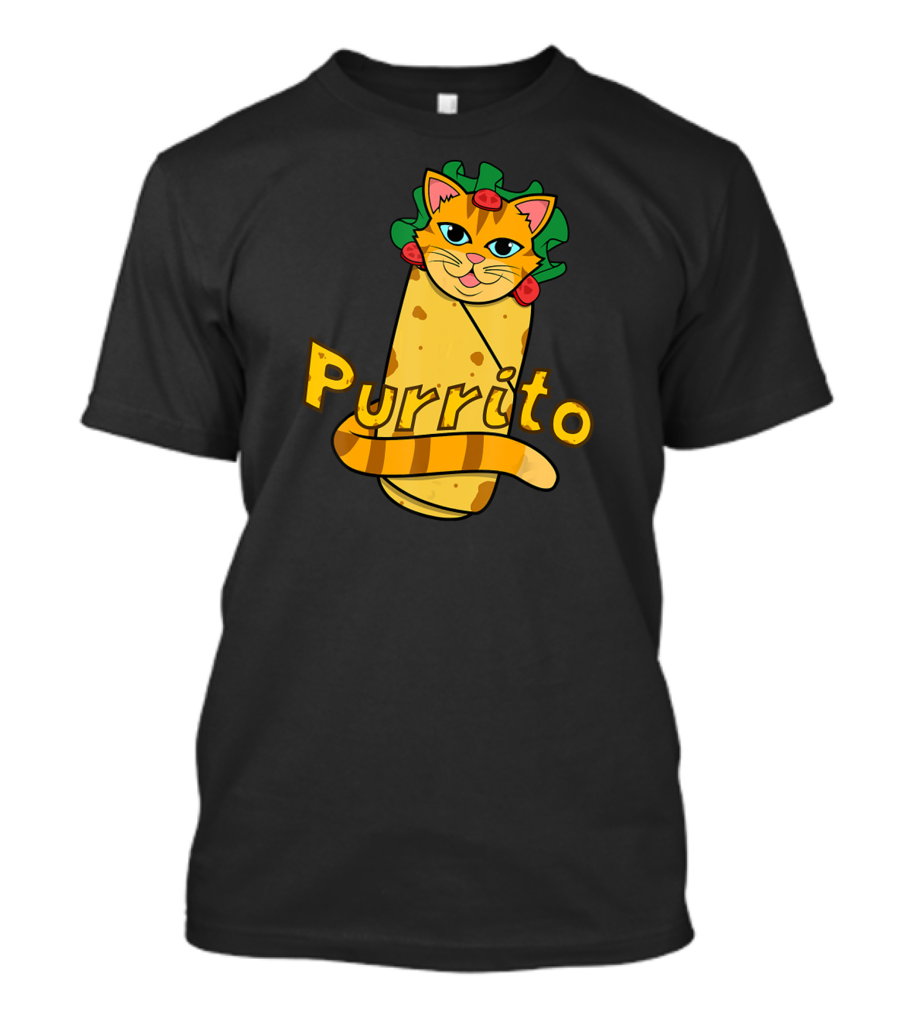 Purrito Cat Burrito Animal Sweet TexMex T-Shirt