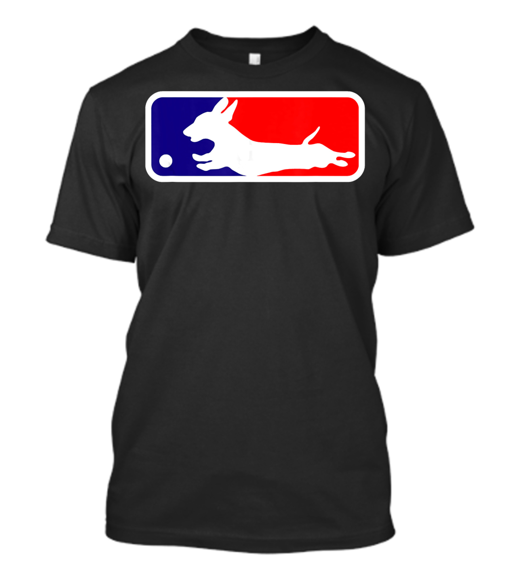 Dachshund Chasing Baseball MLB T-Shirt
