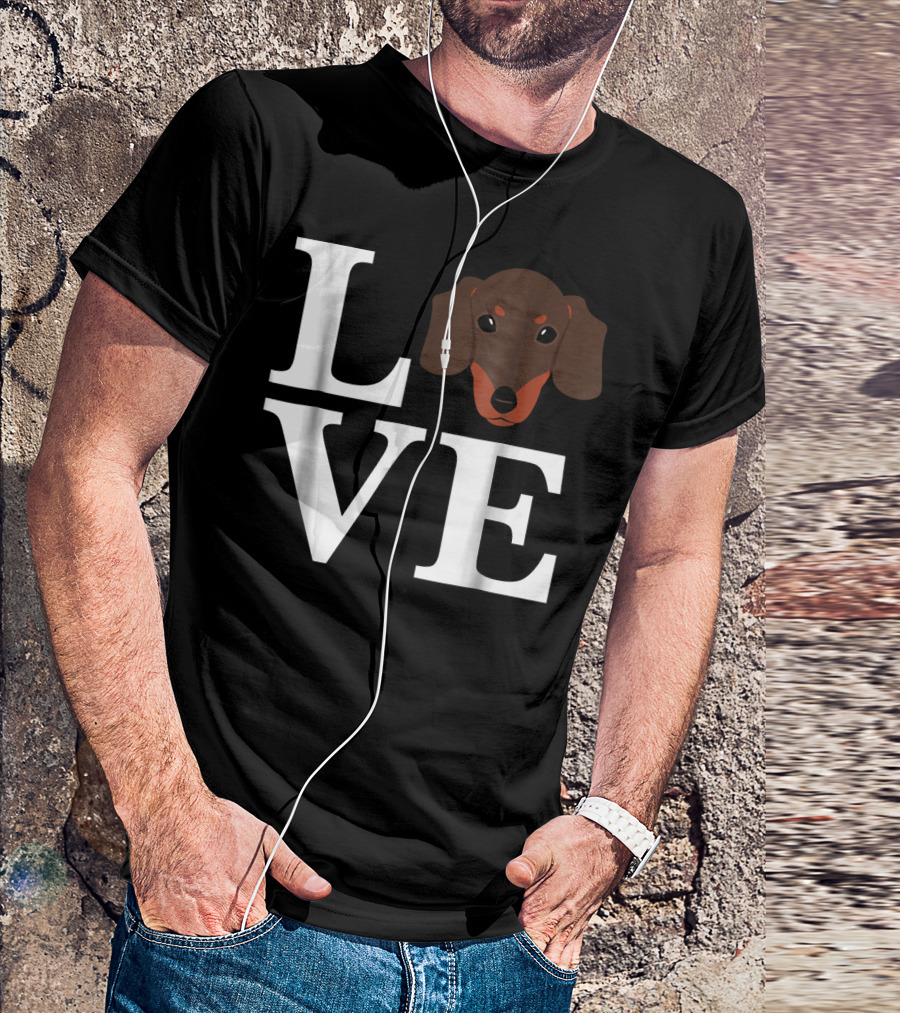 Dachshund Lovers Weiner Dog Love T-Shirt