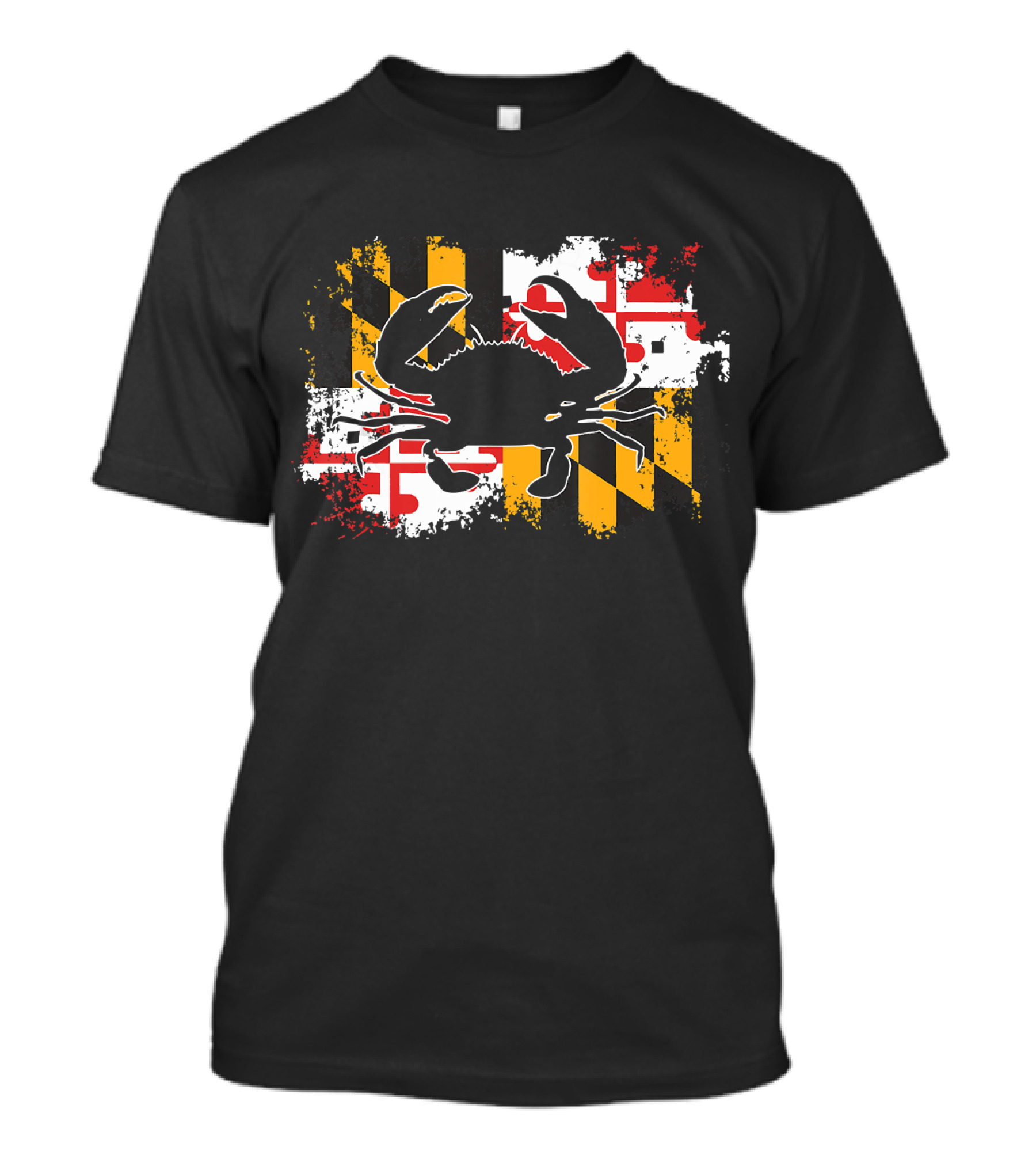 Maryland Flag Crab Iconic State Pride T-Shirt