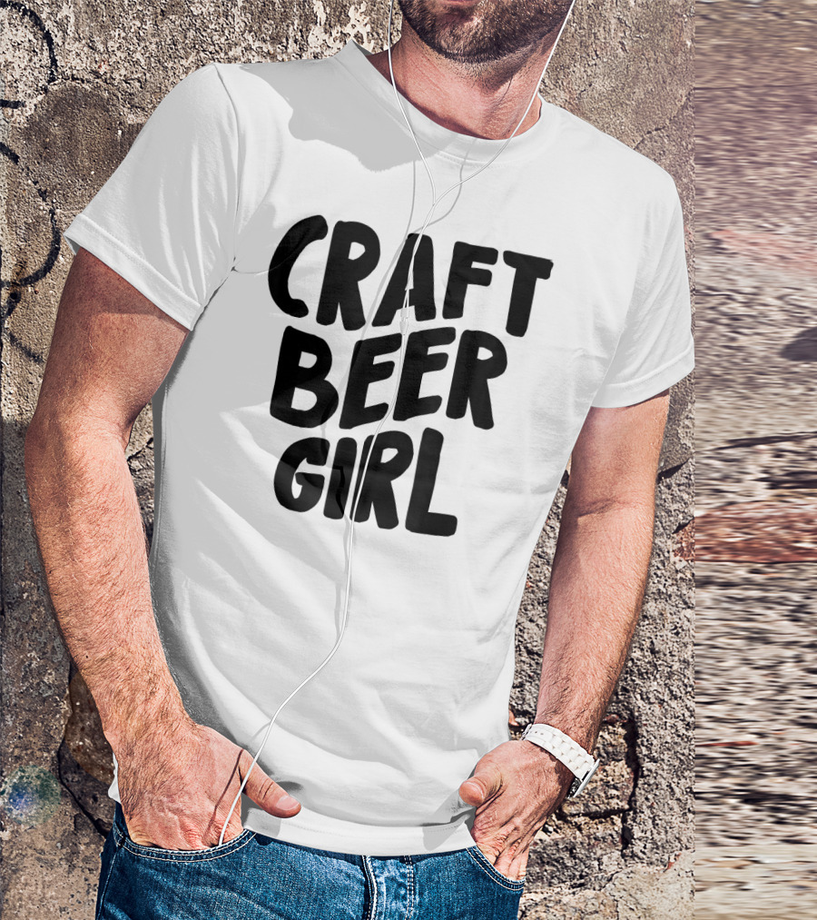 Craft Beer Girl Wave T-Shirt