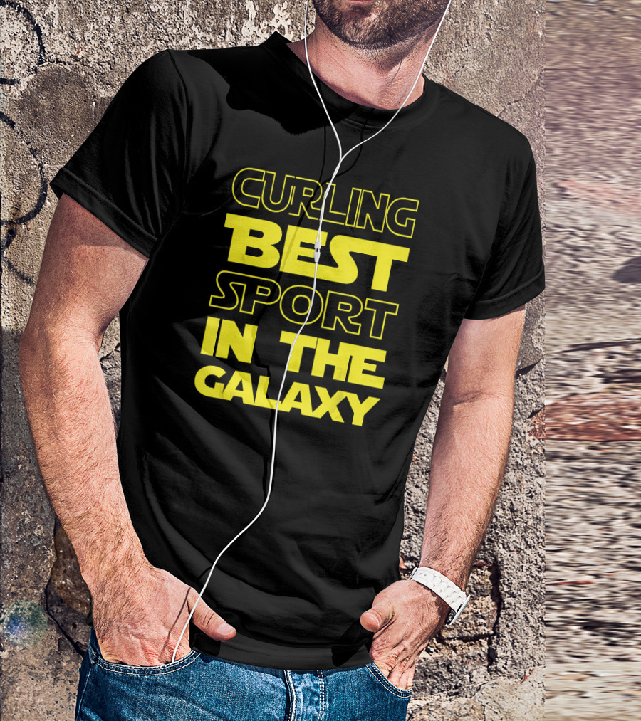 CURLING BEST SPORT IN THE GALAXY T-Shirt
