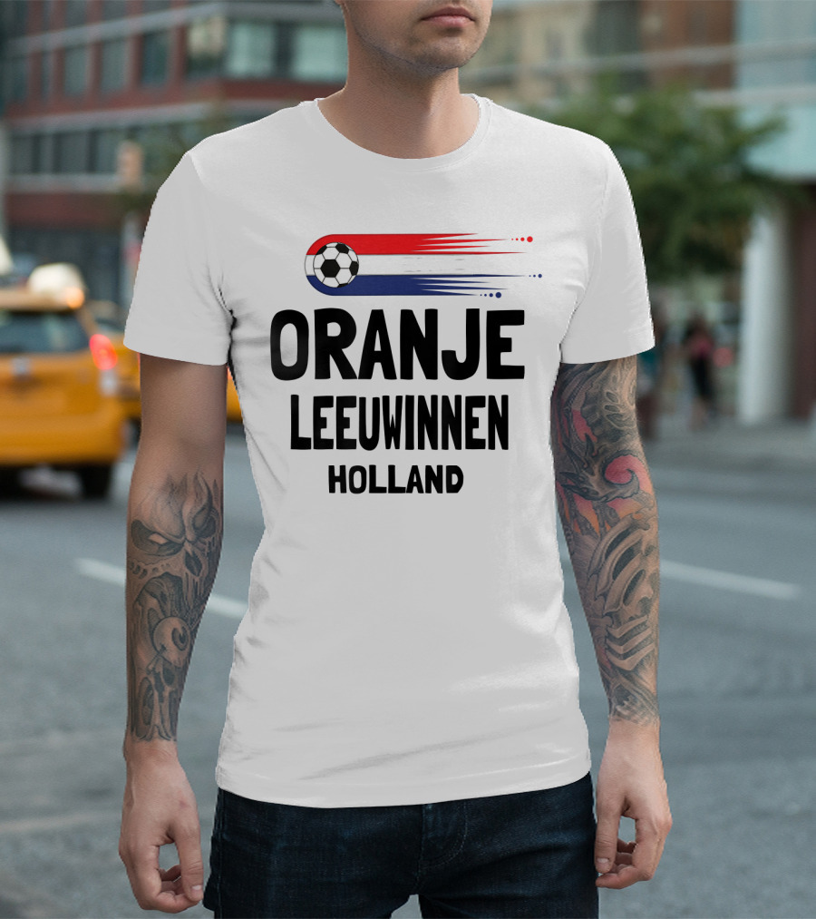 Oranje Leeuwinnen Holland Soccer Jersey Dutch Lionesses T-Shirt