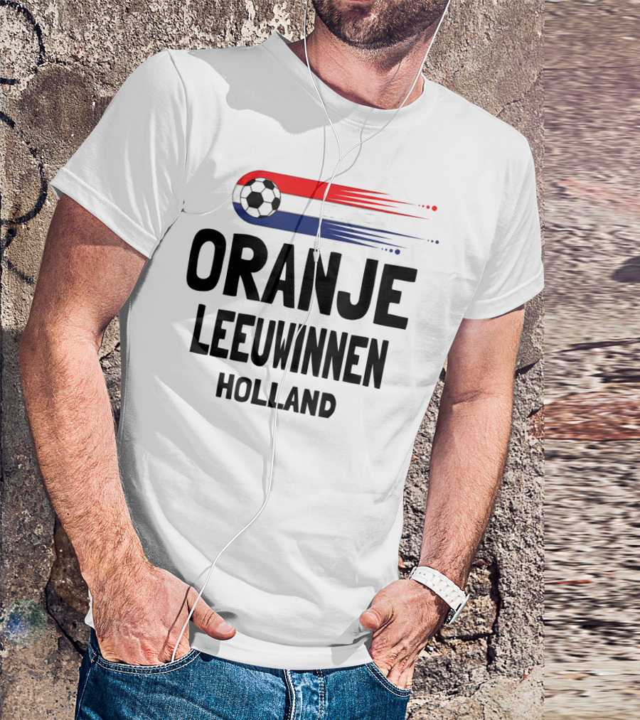 Oranje Leeuwinnen Holland Soccer Jersey Dutch Lionesses T-Shirt