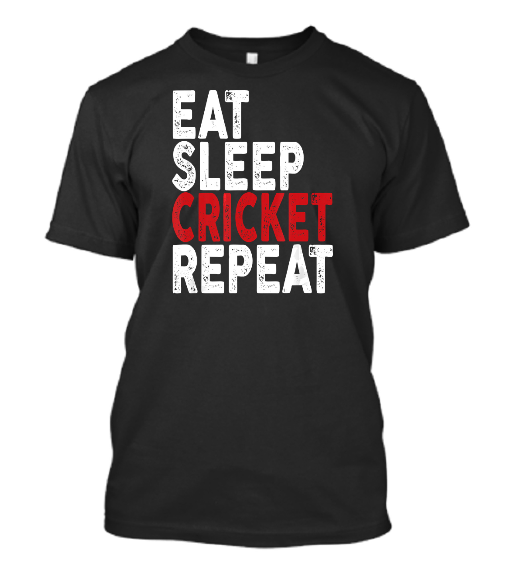 Eat Sleep Cricket Repeat Cricket T-Shirt