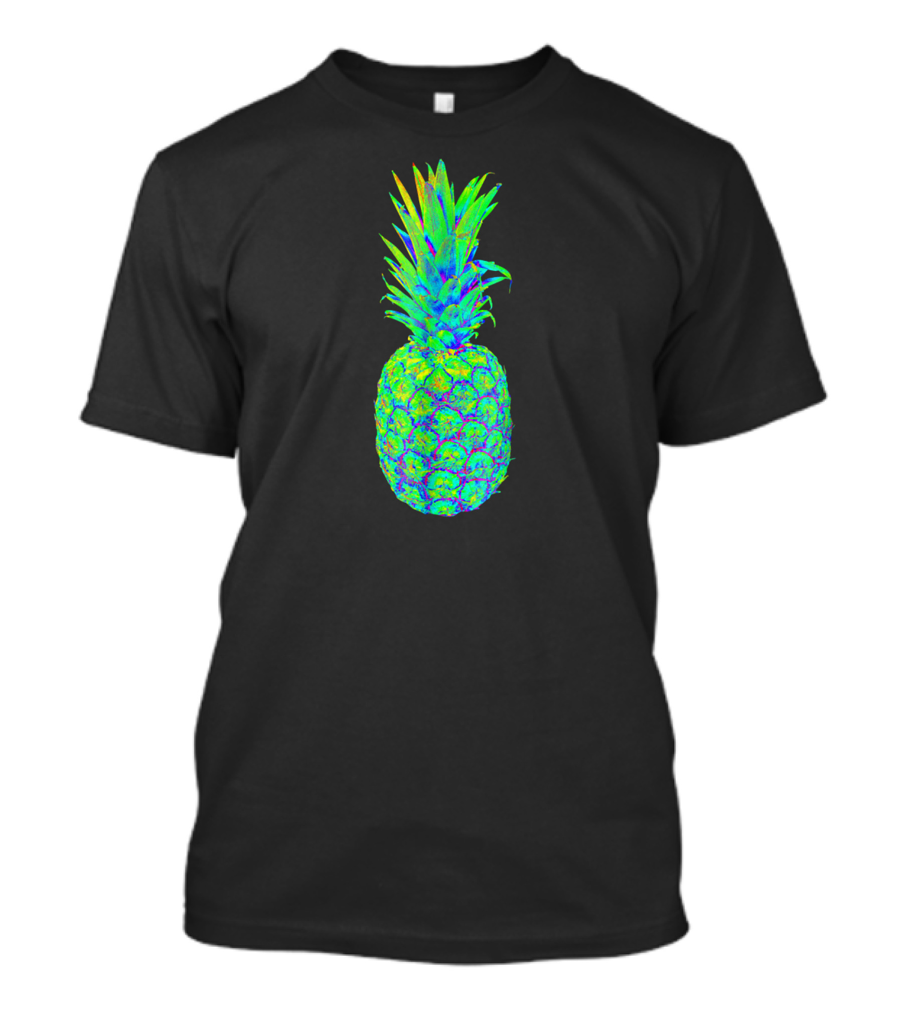 EDM Pineapple Trippy Colorful Rave Psychedelic Vibes T-Shirt