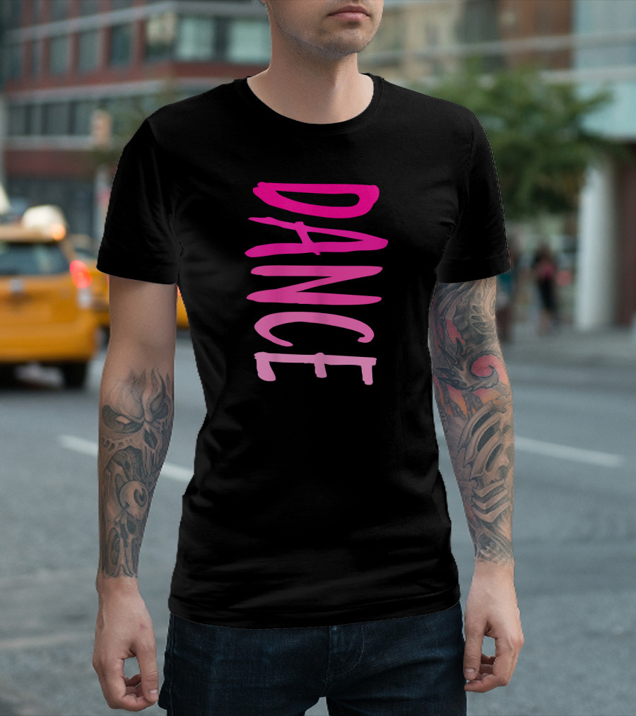 Fun Girls Women Hot Pink Dance T-Shirt