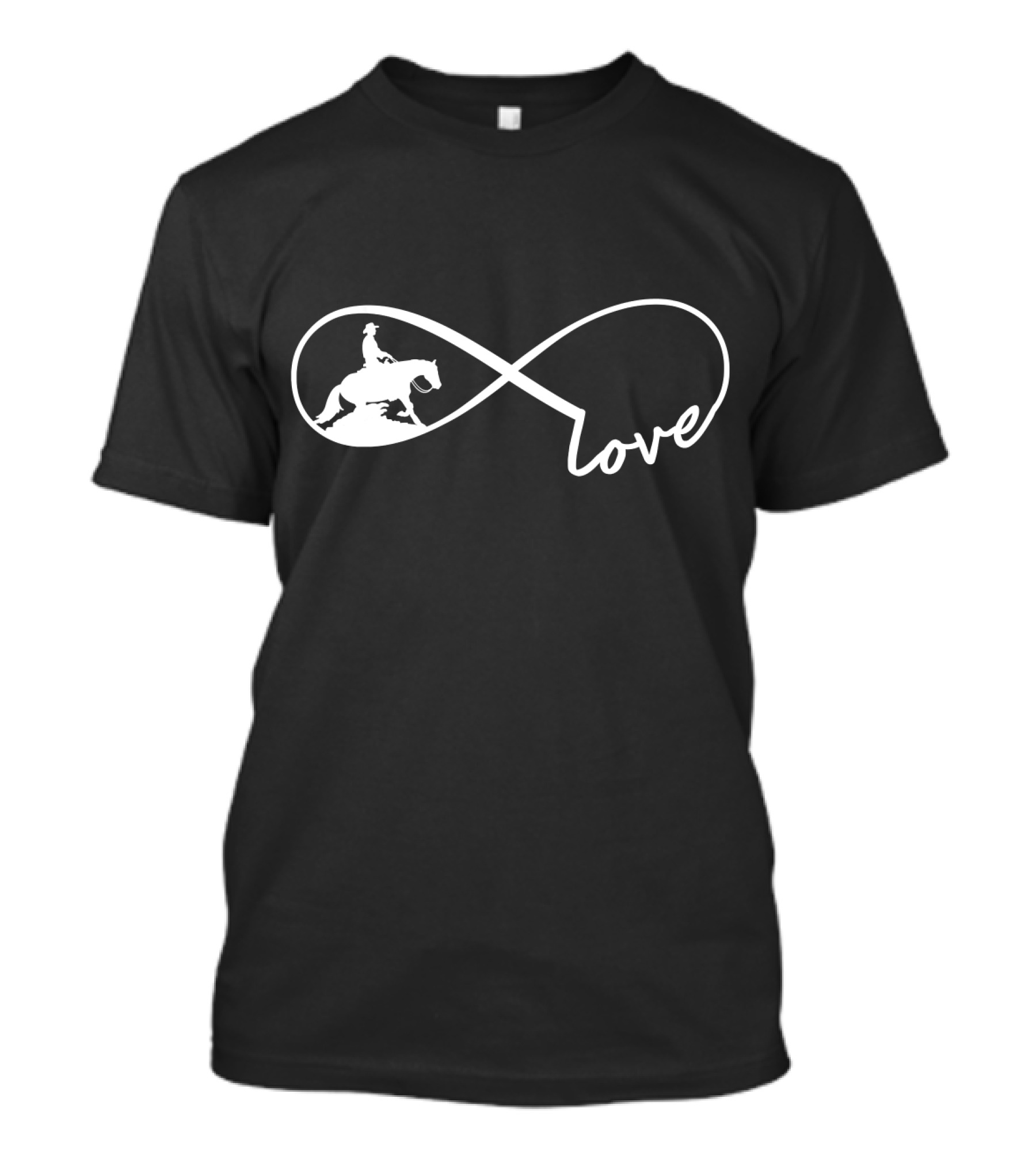 Infinity Love Equestrians Reining Horse T-Shirt