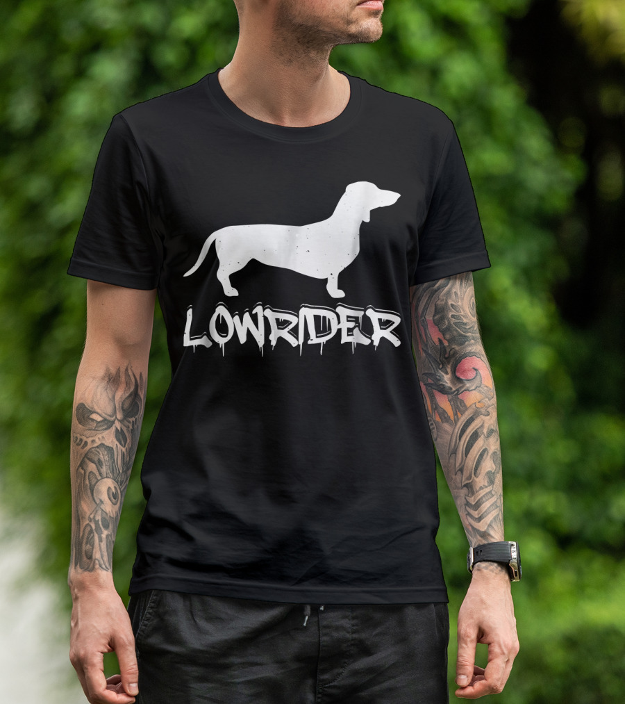 Lowrider Dachshund T-Shirt