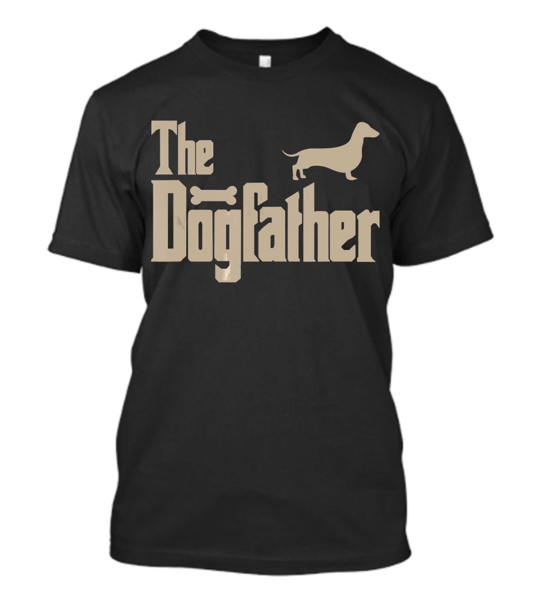 The Dogfather Mens Dachshund Dog Lovers T-Shirt