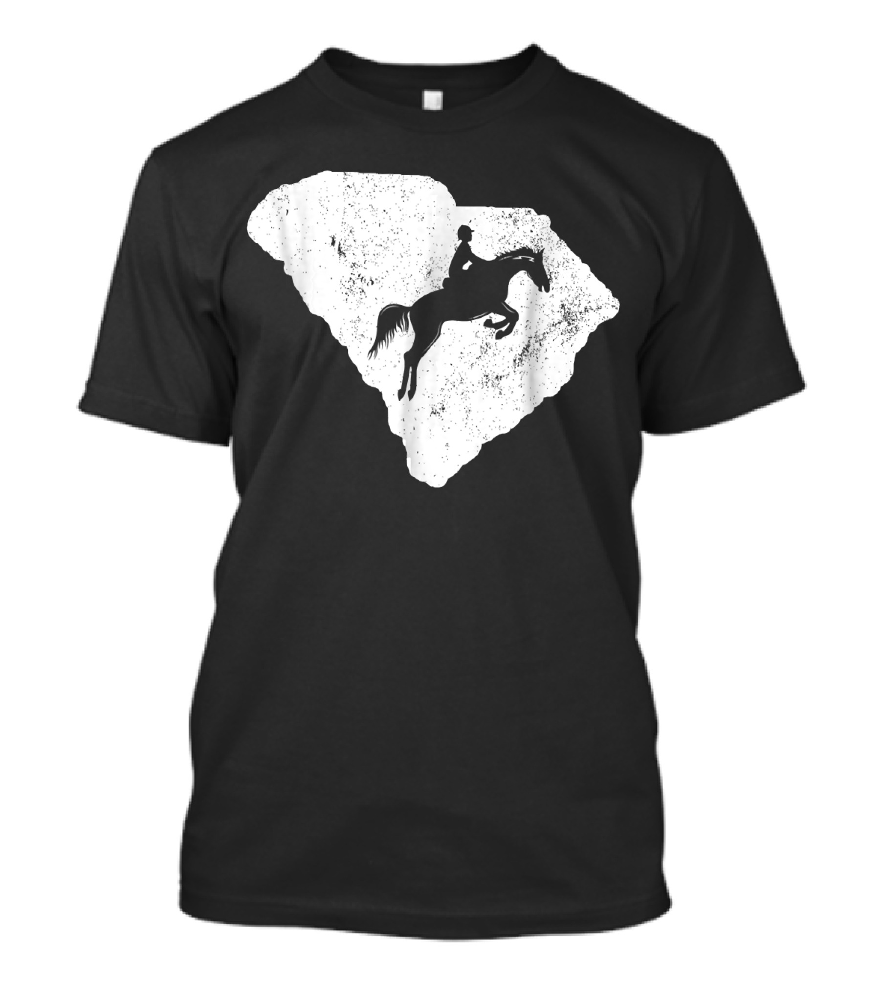 South Carolina Horseback Riding Map T-Shirt