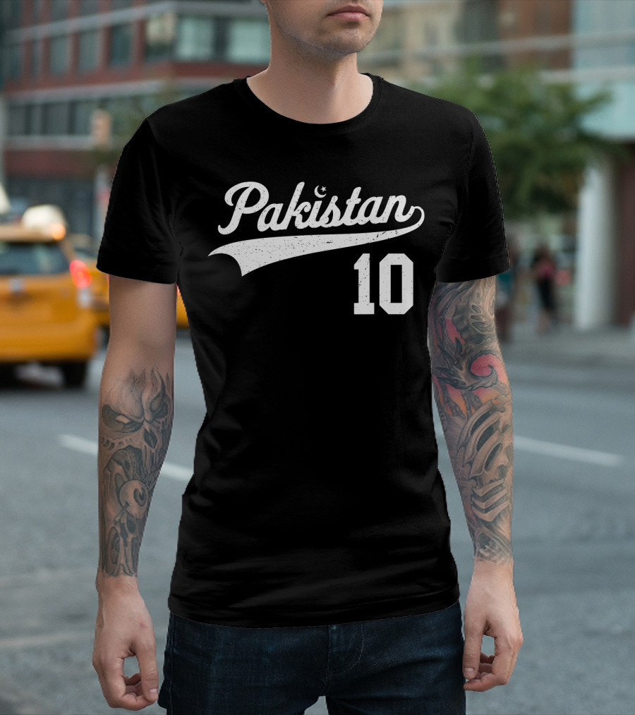 Pakistan Football Soccer Cricket 10 T-Shirt