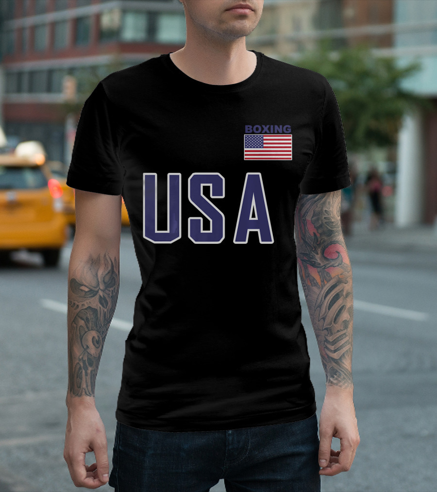 USA Boxing Flag Equipment T-Shirt