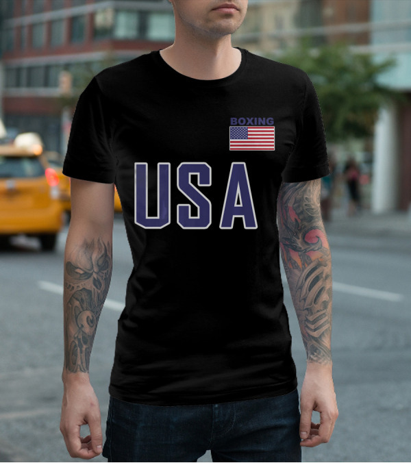 USA Boxing Flag Equipment T-Shirt