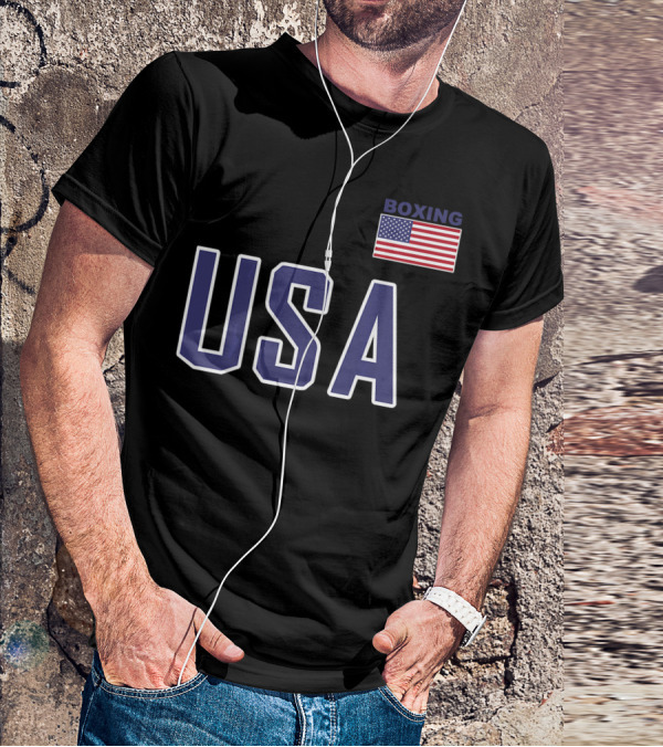 USA Boxing Flag Equipment T-Shirt