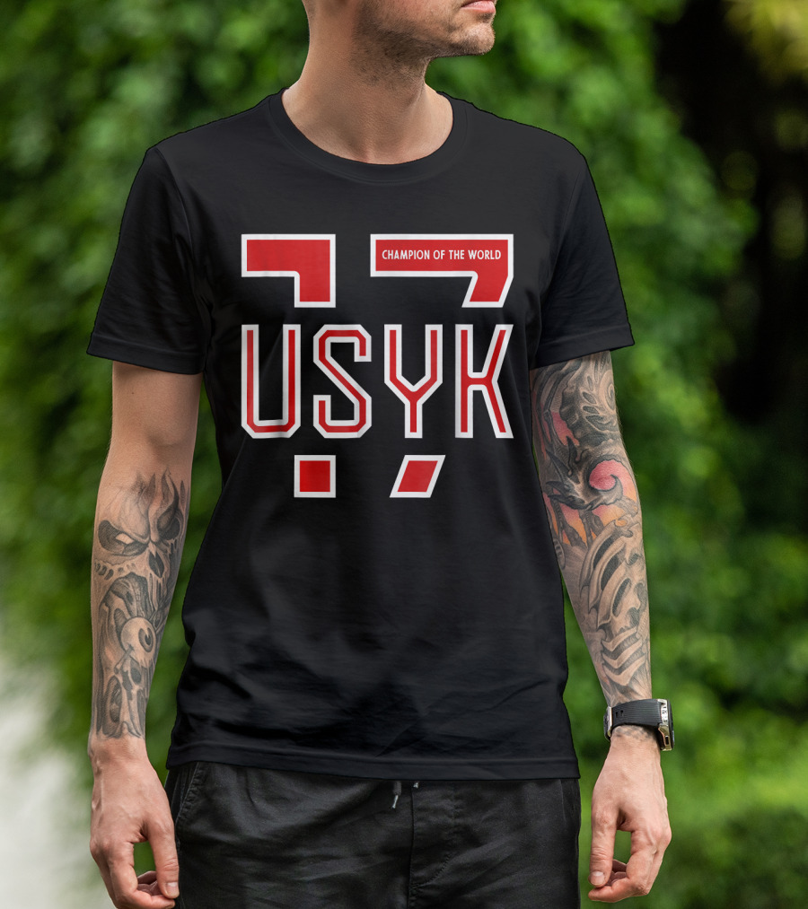 Usyk Champion Of The World Fan Club T-Shirt