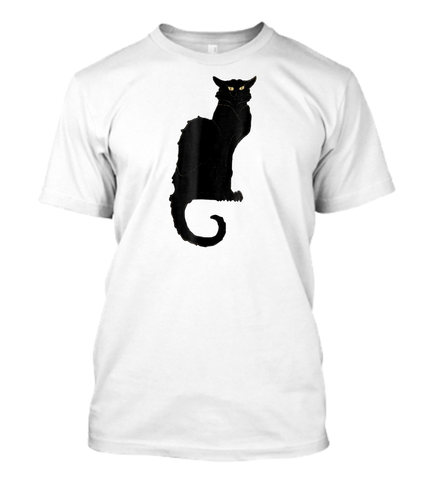 Ce Soir Chat Noir Bla Vintage Art Nouveau T-Shirt
