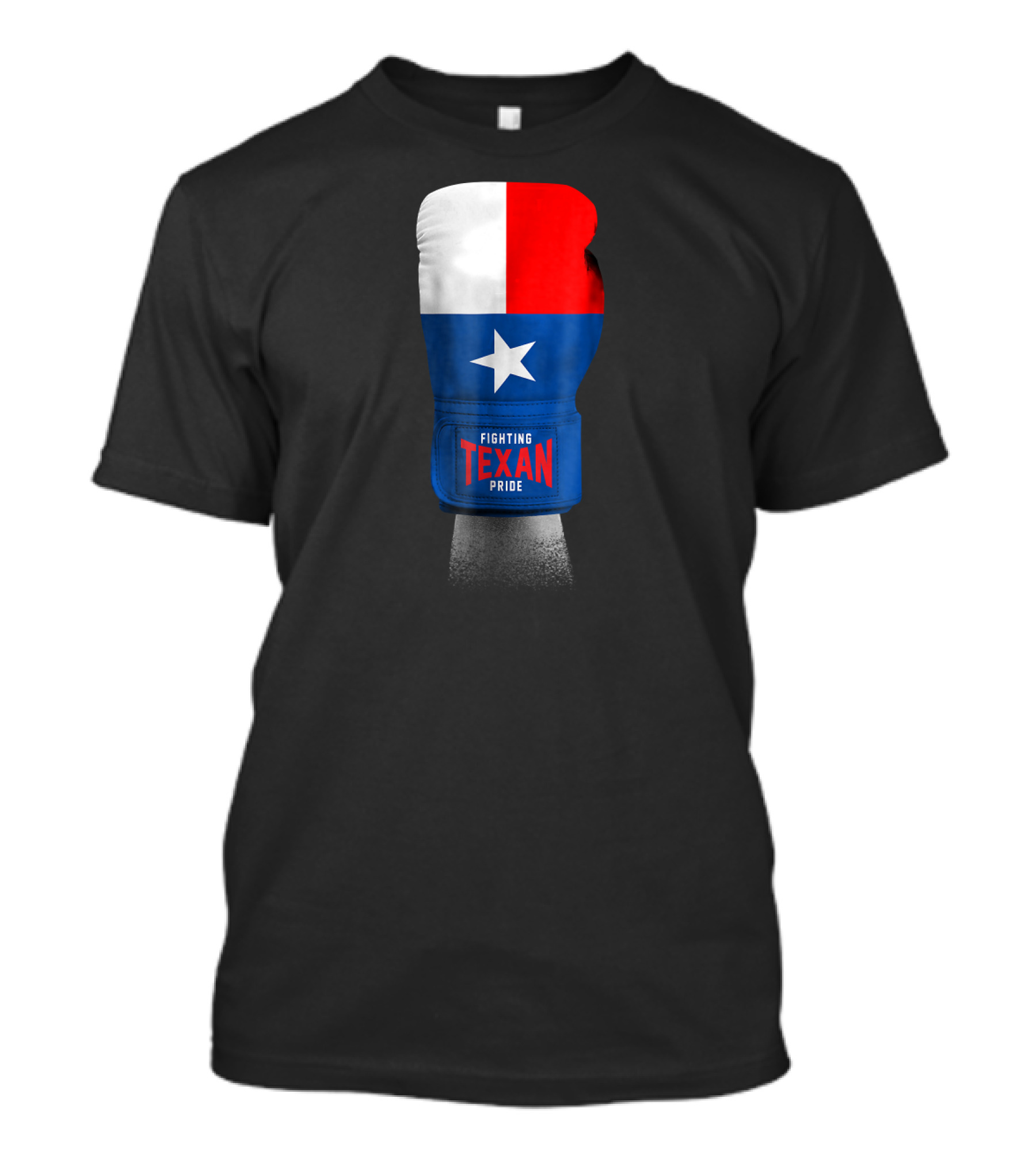 Vintage Texas Flag Boxing Gloves Fighting Texan Pride T-Shirt