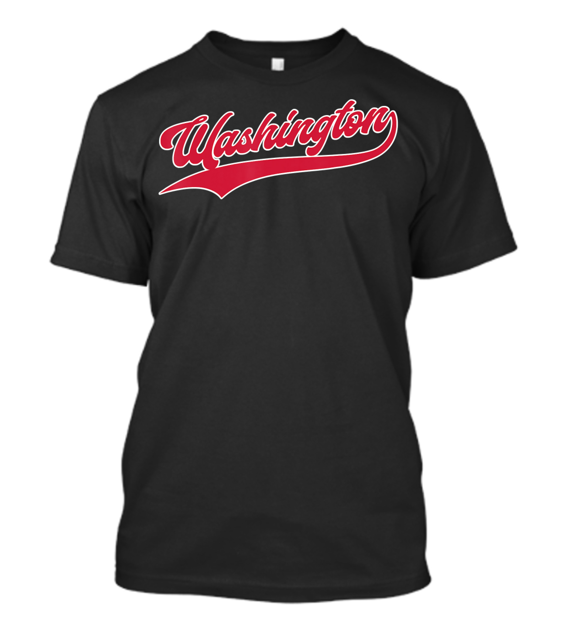 Vintage Washington Baseball Script Retr T-Shirt
