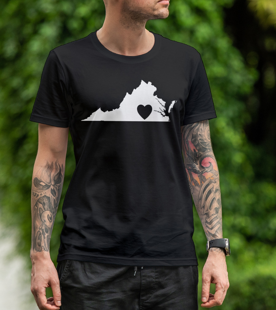 Virginia State Heart Lovers T-Shirt
