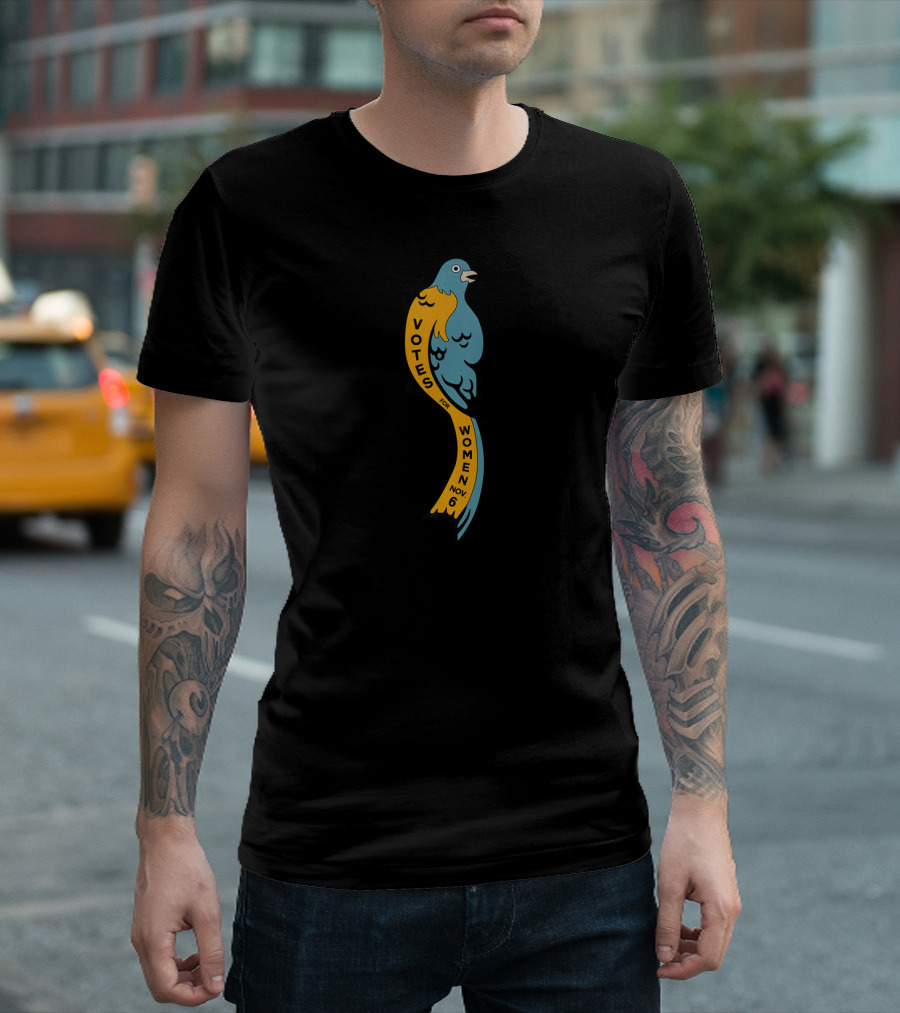 Votes for Women Nov 6 Suffrage Bird Feminist T-Shirt