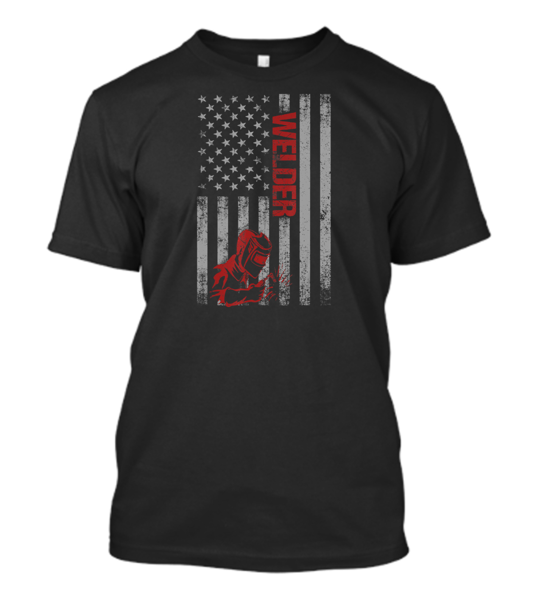 Welder American Flag USA Patriotic Weld T-Shirt