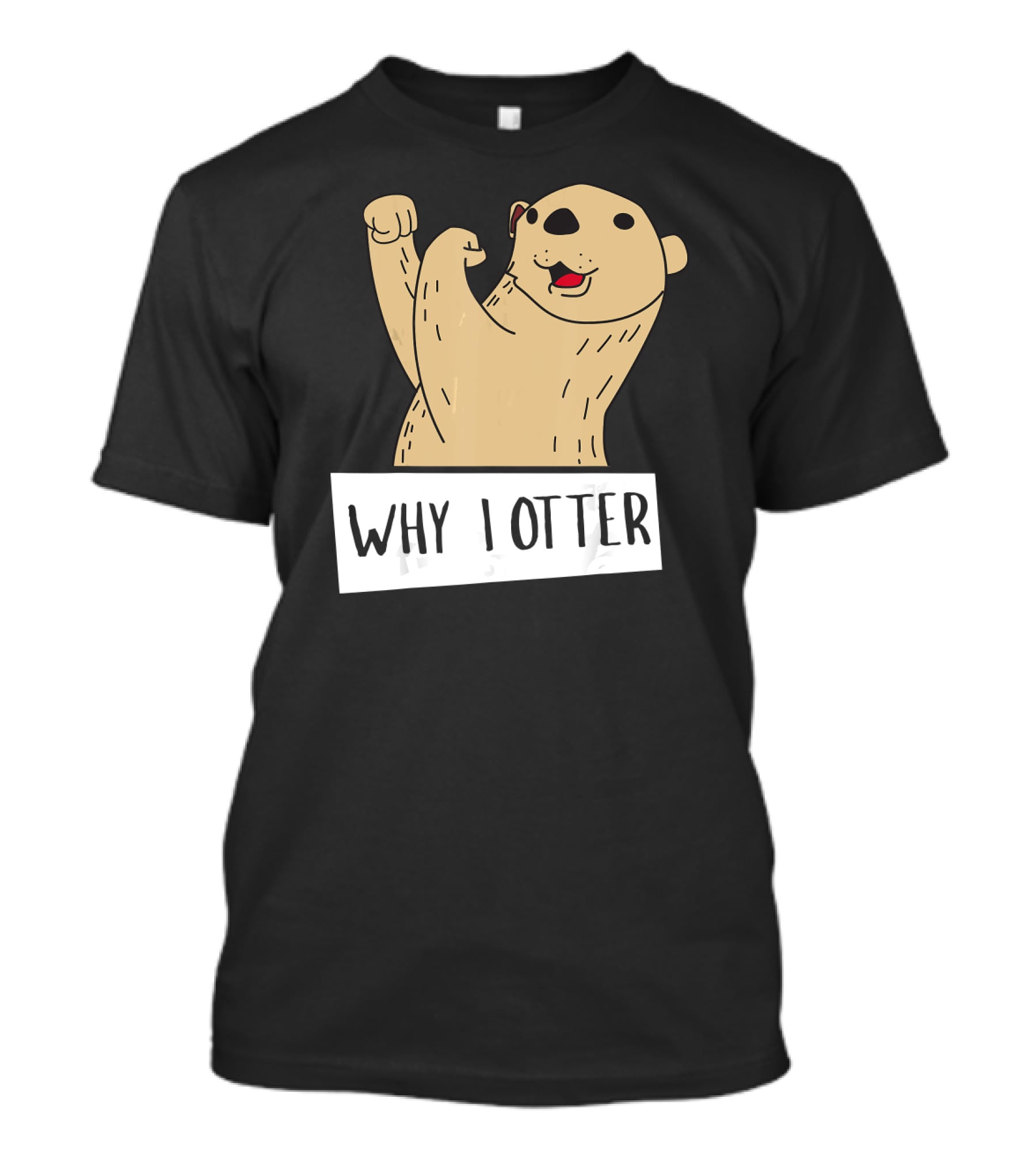 Why I Otter Funny Fighting Otter Pun Boxing Champion T-Shirt
