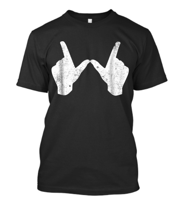 Wisconsin Youth University Hand Gesture W T-Shirt