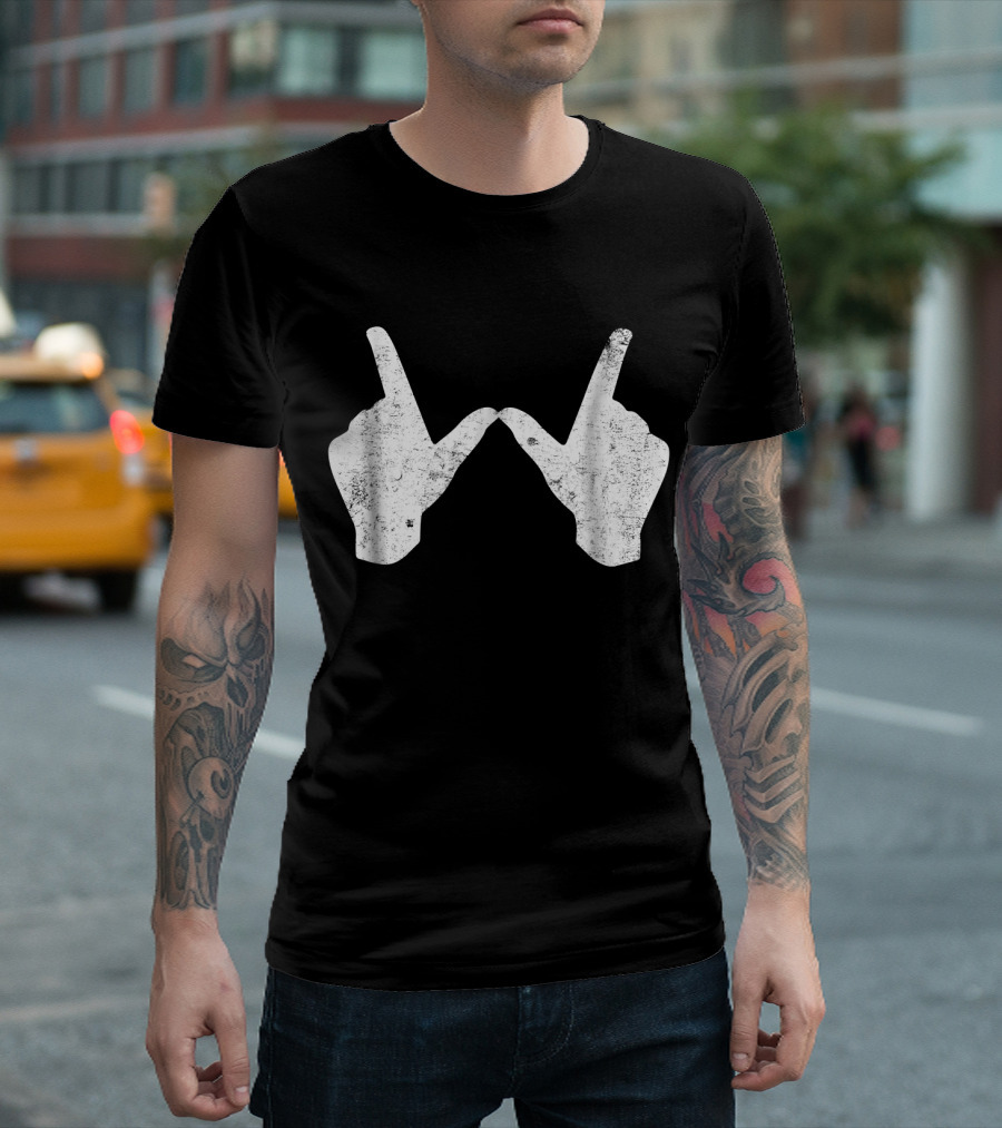 Wisconsin Youth University Hand Gesture W T-Shirt