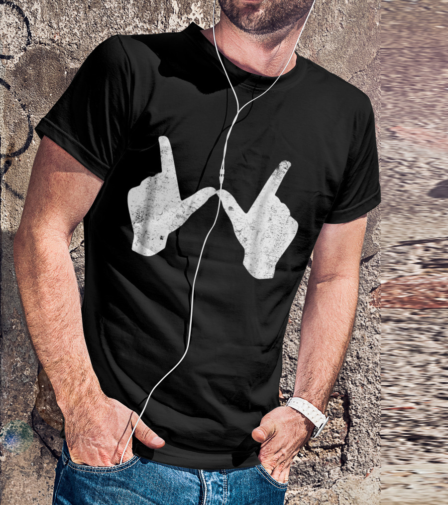 Wisconsin Youth University Hand Gesture W T-Shirt
