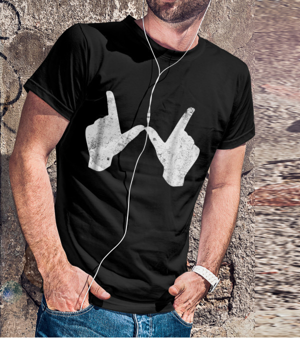 Wisconsin Youth University Hand Gesture W T-Shirt