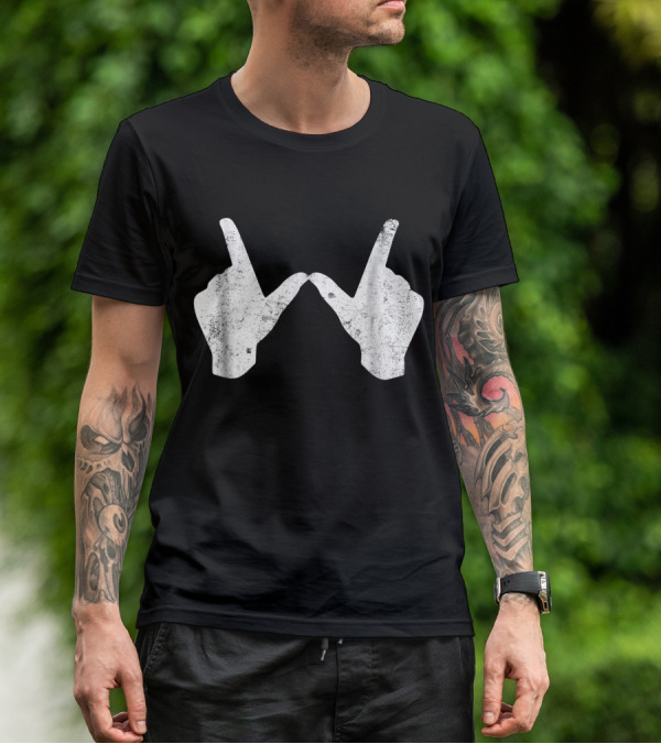 Wisconsin Youth University Hand Gesture W T-Shirt