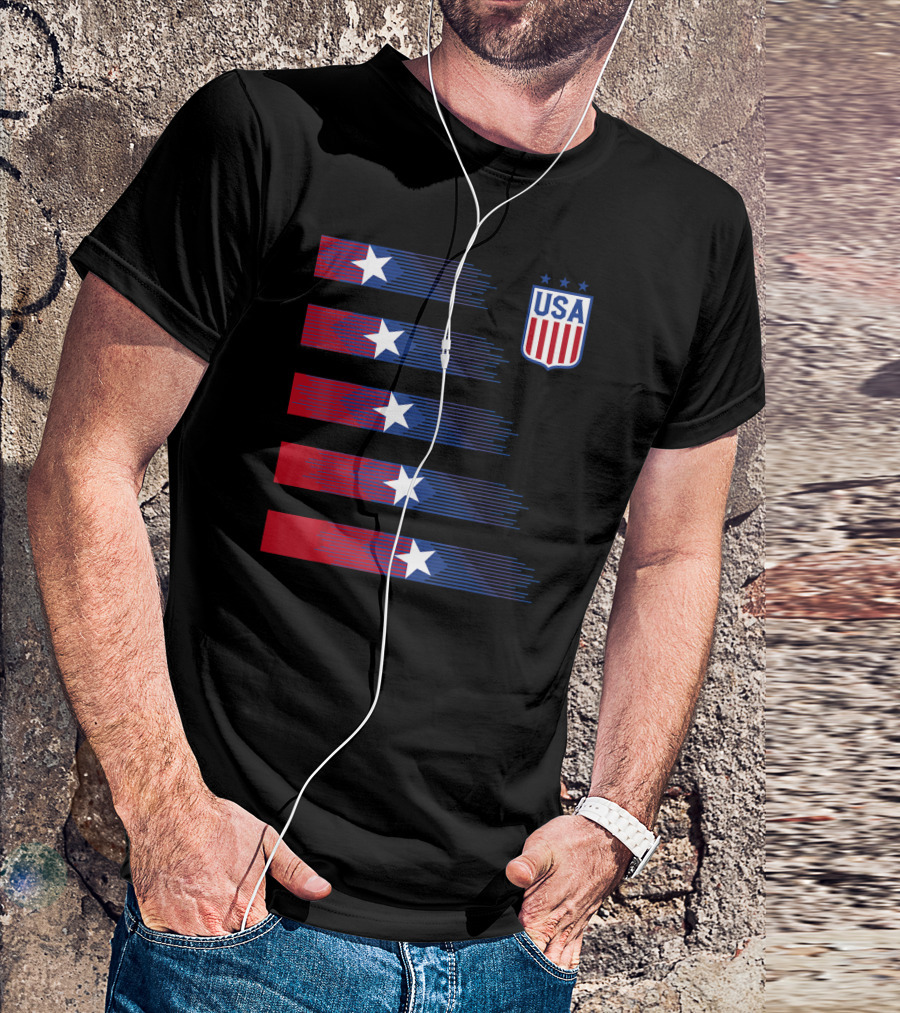 USA Soccer Stars Women Men Kids T-Shirt